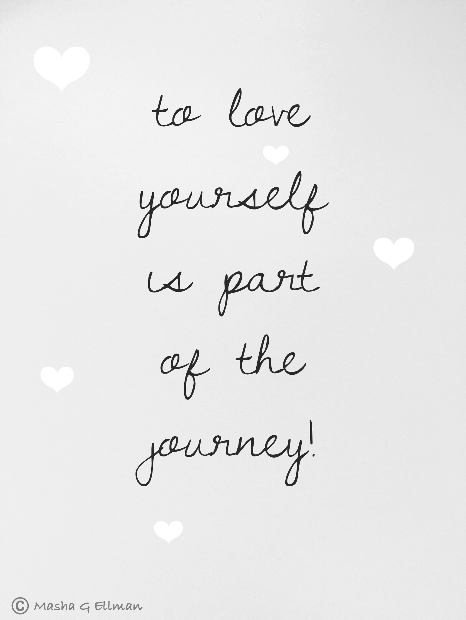 to love yourself